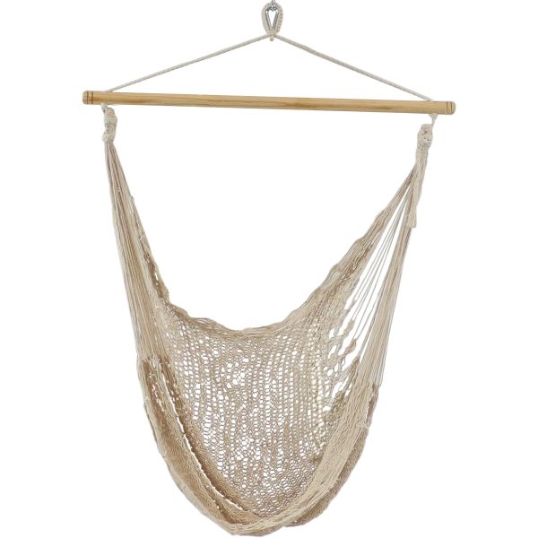 Outdoor Mayan Hanging Hammock Chair - Natural - Image 4