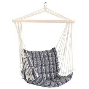 Outdoor Padded Polycotton Hammock Chair