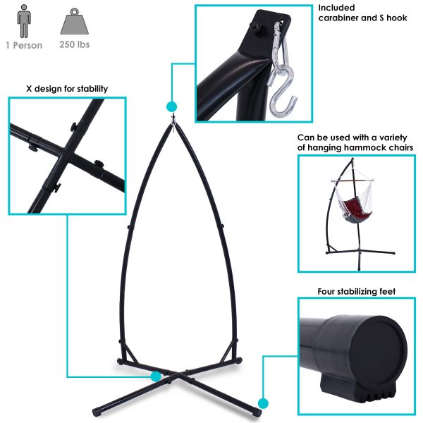 Durable X-Stand for Hanging Hammock Chairs - Image 4