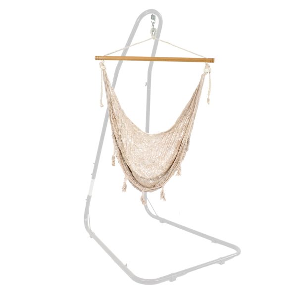 Outdoor Mayan Hanging Hammock Chair - Natural - Image 11