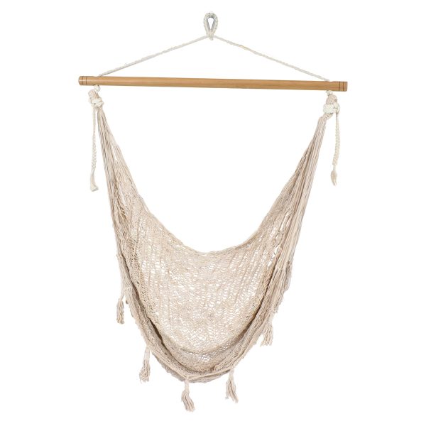 Outdoor Mayan Hanging Hammock Chair - Natural - Image 9