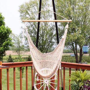 Outdoor Mayan Hanging Hammock Chair - Natural